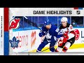 Devils @ Maple Leafs 1/31/22 | NHL Highlights