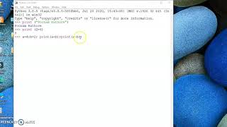 #how to #use #Interactive and Script mode in Python