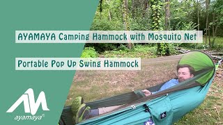 AYAMAYA Camping Hammock With Mosquito Net
