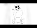 HOW TO DRAW MARSHMELLO STEP BY STEP