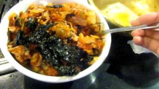 20100503 (5) - 왕십리 새마을 식당 김치찌개 밥 비벼 먹기.AVI