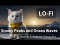 Snowy Peaks and Ocean Waves: Healing Sounds for Tranquility #WhiteNoise #HealingWave#OceanWaves