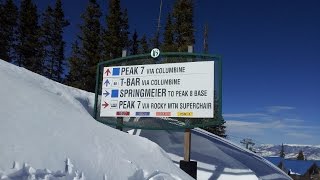 Breckenridge Mtn Tour: Columbine (Intermediate, Catwalk Pk8 to Pk7)