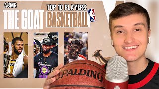 ASMR - My Official Top 10 NBA Players GOAT List 🏀💤 (whisper ramble)