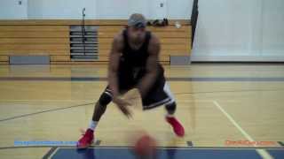 Allen Iverson Side-to-Side Crossover Move Ball Handling Drill | Dre Baldwin