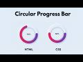 Code to Create - a Neomorphic Circular Progress Bar Using HTML, CSS & JavaScript