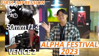 SONY VENICE 2 GAK ADA LAWAN ! FE 50mm f1.4 GM TERBAIKKK !! - Alpha Festival 2023 Vlog #WLOG