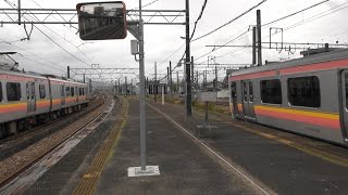 JR東日本 六日町駅 上越線 上り・下り E129系　五日町駅まで車窓 長岡行き 2016 10