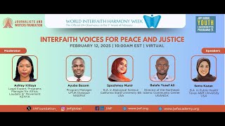 WIHW 2025 - Interfaith Voices for Peace and Justice by Global Youth Leadership Programme 2024 Alumni