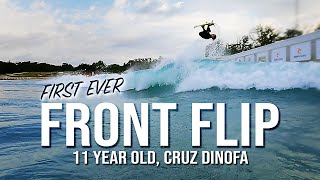 11yr OLD LANDS THE FIRST EVER FRONT FLIP IN SURFING