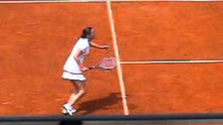 Roland Garros, 2011 Trophée des champions, women final. Slow motion.