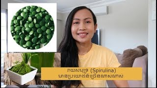 រាយសមុទ្រ (Spirulina) មានប្រយោជន៍ច្រេីនណាស់ណាស់