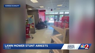 'They are crimes, not harmless videos': Ocala teens arrested after lawn mower joyride inside Targ...