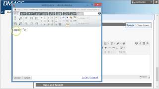 Using BB Math Editor
