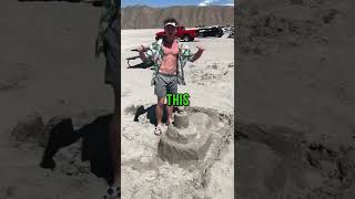 THE BEST Sand Castle 👀 #shorts #vlog #cactusgang #sandcastle