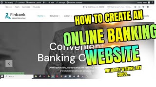 CREATE Your Own Online Banking Website With Wordpress In 2026!