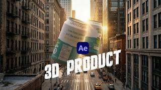 Cinematic 3D product animation in After Effects (Photo realistic render)