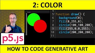 2: Color in p5.js: How to Code Generative Art