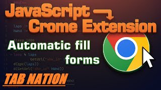JavaScript - First Chrome Extension - Filling forms