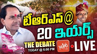 LIVE: The Debate On TRS @ 20 Years | TRS Party 20 Years Journey | CM KCR |Telangana Politics |YOYOTV