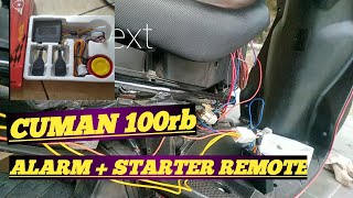 Cara pasang ALARM+STARTER remote di motor mio.