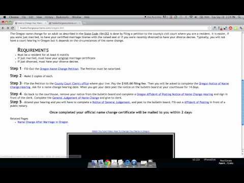 How to Change Your Name in Oregon How to Change Your Name in Oregon