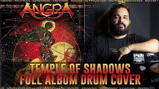 ANGRA - TEMPLE OF SHADOWS (FULL ALBUM) DRUM COVER