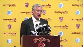 USC Hall of Fame Presser - Pete Carroll