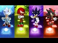 Knuckles Exe Sonic 🆚 Shadow Sonic 🆚 Hyper Sonic 🆚 Dark Sonic | Sonic EDM Rush Gameplay