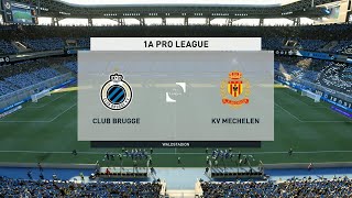 Club Brugge vs Mechelen | Belgian Pro League (31/10/2020) | Fifa 21