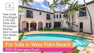 Video Tour of 7005 Washington Road, West Palm Beach FL - priced at $6,900,000