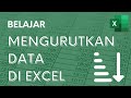 Cara Mengurutkan Data dan Angka di Excel | Tutorial Excel Pemula - ignasiusryan