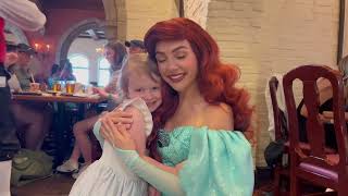 Meeting Ariel at Akershus Royal Banquet Hall Disney Princess Breakfast