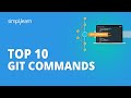 Top 10 Git Commands | Most Used Git Commands | Git Commands With Examples | Simplilearn