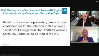 BFI 05/22/2025 "Presentation at VRBPAC and Our Big Win Breaking the Seasonal Myth About COVID"