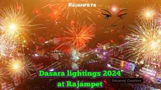 Dasara lightings at Rajampet 2024 #dasara#viralvideo#trending #reels#festival #india#songs#rajampet