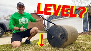 WILL A BRINLY LAWN ROLLER LEVEL YOUR BUMPY LAWN? (And Compact Your Soil?)