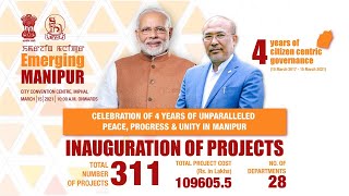 Celebration of 4 years of Achievement by Gov. of Manipur | LIVE from City Convention  Centre, Imphal