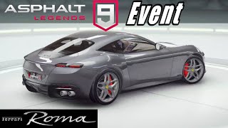 [아스팔트9] 무료 자동차 이벤트. 페라리 로마를 얻는법. Ferrari ROMA. 23년 5월 25일까지. Asphalt 9: Legend