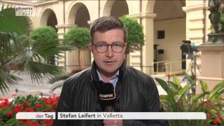 Verteidigungsminister-Treffen: Stefan Leifert aus Valletta am 27.04.17