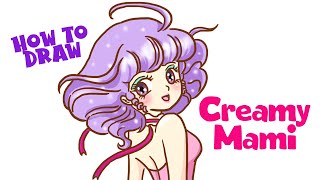 How to Draw Creamy Mami 小忌廉, 魔法の天使クリィミーマミの描き方(step by step)