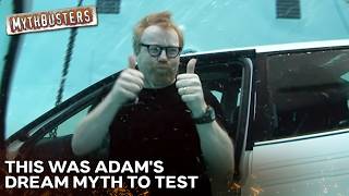 Can You Actually Escape A Sinking Car Underwater? | MythBusters