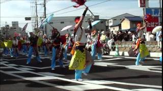 備後ばらバラよさこい踊り隊（福山ばら祭2015）