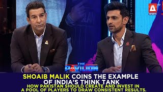 #ShoaibMalik coins the example of India's think tank | #thepavilion