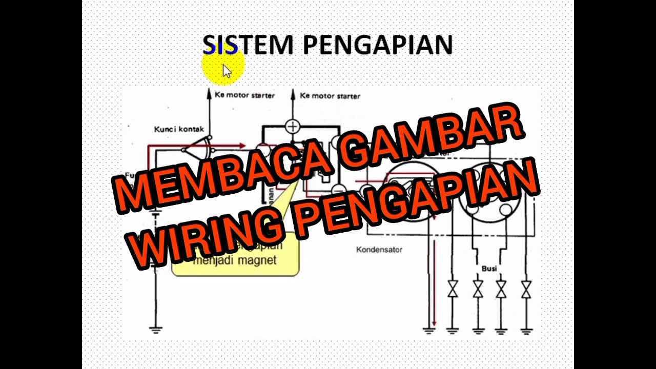 MEMBACA GAMBAR WIRING SISTEM PENGAPIAN - YouTube