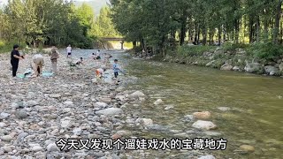 西安长安库峪，遛娃耍水，烧烤露营，宝藏地方～#清凉避暑好去处