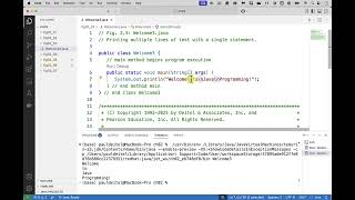 20 Modifying Your First Program Displaying Multiple Lines of Text with a Single Statement