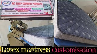 Latex Mattress customisation @Kurnool #Relaxon