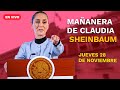 Conferencia mañanera de la presidenta Claudia Sheinbaum || jueves 28  de noviembre 2024 | EN VIVO