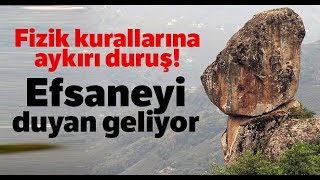 Dik Yamaçta Duruşuyla Hayret Uyandıran Kayalar!..